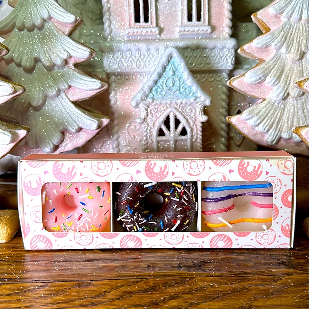 Martha Stewart Donut Candle Trio